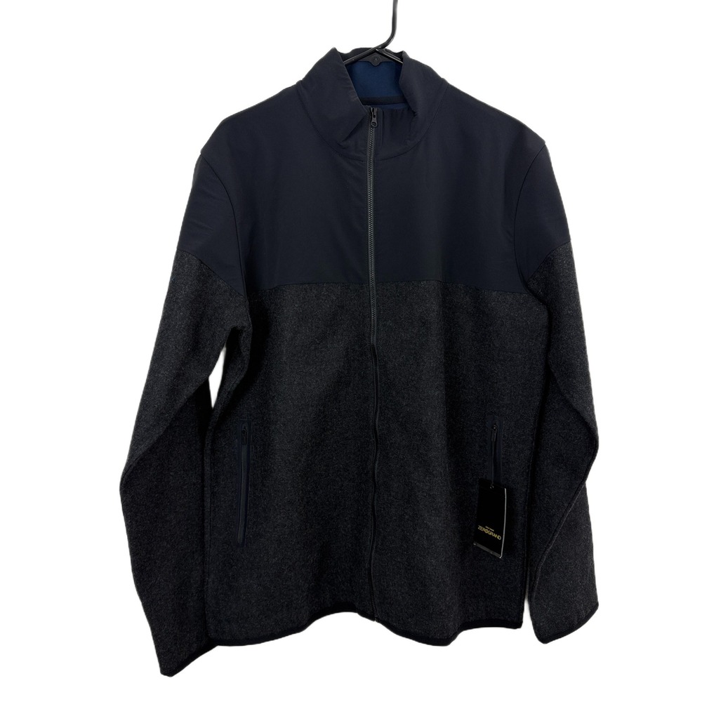 Cole Haan Jacket Mens Large Gray ZeroGrand Neo Fleece Full Zip Outdoors NWT